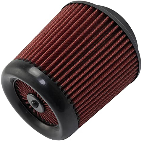 AERZETIX - C64459 - Filtro dell'aria sportivo Ø100 90 83 80 75 70 65 60mm universale - colore rosso - per auto competizione tuning carrozzeria moto meccanica sistema di aspirazione dell'aria motore