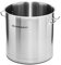 Forgast Olla alta de Acero Inoxidable | Capacidad 50 litros | Diámetro ⌀ 40 cm | La olla se puede utilizar en todo tipo de cocinas: eléctrica, gas e inducción | Aptas para el lavavajillas