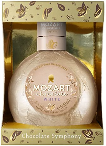 Mozart White Chocolate Vanilla Cream 0,5l im Geschenkkarton Gold