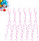 GoldRock Ballonverschlüsse Helium mit Schnur für Luftballons, 50 Stück Ballonband Rosa, Luftballon Verschlüsse, Luftballon Schnüre, Schnur zum Luftballon Aufhängen für Hochzeitsfeier,Geburtstag,Party