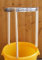 Generisch 1 Dreibeinstativ für Nylon Spitzsiebe 33cm D 42cm hoch OHNE ZUBEHÖR Holz Edelstahl Dreibein-Stativ Imker Imkerei Honigernte Honigsieb