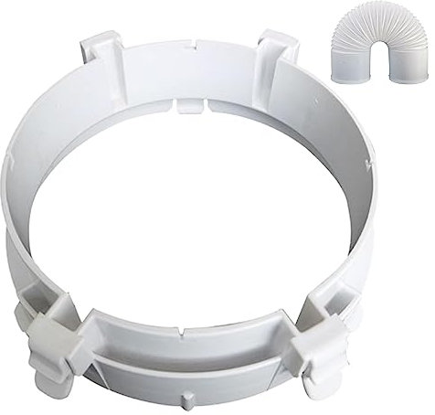 Adaptador De Manguera De Escape De Aire Acondicionado PortáTil 5.91x5.91 Pulgadas De Reemplazo De Reemplazo De Aire Acondicionado Tubo De Conducto Conector Interfaz De 150 Mm, Redondo