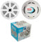 KIT SET PER BOSS AUDIO SYSTEMS MR52W 2 altoparlanti marini bianchi 2 vie 5,25 13 cm 130 mm, 75 watt rms 150 watt max, impermeabili, mare, piscina, barca, hotel, a coppia + accessori omaggio