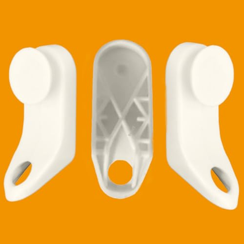 Byour3-55 Ganci Tende Scorrevoli per Binario Estensibile- Scorrevole per Bastoni estensibili Tende Ganci per riloga Tende in Plastica ricambi Scorritenda estensibili UNIVERSALI (55pz)