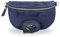 BRISE Bauchtasche Damen Echtes Wildleder SAHEL Handgemachte Umhängetasche Crossbody Bag Hüfttasche mit Ledergurt Stylische Schultertasche Gürteltasche Made in Italy (Dunkelblau 1)
