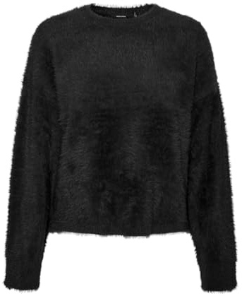 VERO MODA Vmalina Ls O-Neck Boxy Pullover Boo