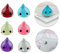 6 PCS Funny Diamond Painting Magnet Cover Holder Droplet Shape Cross Stitch Magnetic Cover Holder Diamond Painting Cover Locator Magnet Cover Minders for DIY Diamond Painting Adults Art Craft