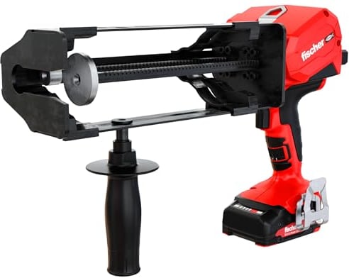 fischer Akku-Auspressgerät FIS DB SL Pro, zum kräfteschonenden Auspressen, mit Dosierfunktion und Geschwindigkeitsanpassung, ergonomisches Design für optimale Handhabung, mit Ladegerät & Akku