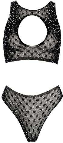 COTTELLI Top Set - figurenbetontes Unterwäsche-Set mit Cut-Out, ideale Passform