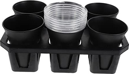 CIYODO 1ensemble Pots De avec Couvercle Humidité De Pots De Culture Contrôlés pour Amoureux des Plantes Moyenne pour Jardinage Intérieur Et Extérieur