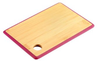 KESPER | Schneidbrett, Material: Bambus, Maße: 23 x 15 x 1 cm, Farbe: Braun, Beere | 58264