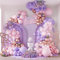 Arco Palloncini Compleanno, 105 Pz Rosa Viola Palloncini Arco Ghirlanda Kit con Viola Rosa Rose Gold Palloncini per Decorazioni Compleanno, Matrimonio, Baby Shower, Battesimo Bambino, anniversario
