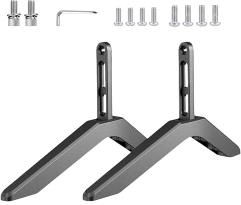 TV Stand, TV Table Table | TVLiage Aluminum | Stable Stand, Basic Feet Without Sliding for TVs