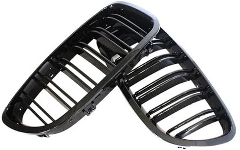 Grill Grille Glanz Schwarz Niere Sport, Für BMW F10 F18 F02 F11 M5 10-15 Doppellamelle