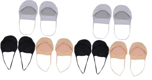 FOMIYES 2sets Invisible Forefoot Socks Short Socks for Women Mouth Design 3pairs*2