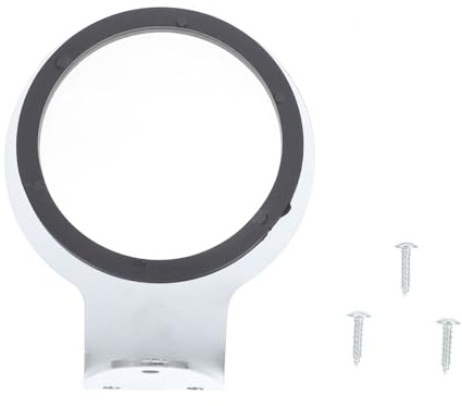 PRETYZOOM wandmontierter haartrocknerhalter mit starker tragfähigkeit aus edelstahl in silber und rostschutz für bad und friseursalon