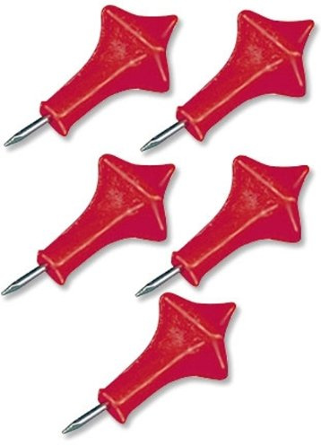 OSTERNACHT Service Accessory 5 Stück rot Nägel für Kreuz auf Osterkerze