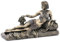 Art Deco Ägyptische Königin liegend auf Chaiselongue Statue