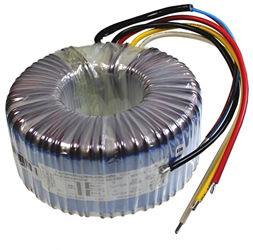 Lumonic Ringkerntrafo Transformator 500VA 2x24V für Audio, Industrie, Halogen und Schienensysteme - 230V Eingangsspannung - 48V Sekundärspannung - Modell RTO-826059