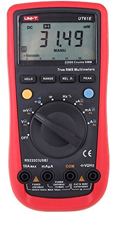 Tenlacum Digital-Multimeter UT61E AC/DC Moderne Digitale Automatische messbereichseinstellung Multimeter Multitester True RMS