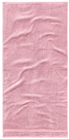 TOM TAILOR 0100111 Frottier Dusch- und Badetuch Uni Basic, gekämmte Baumwolle, stückgefärbt 1x 70x140 cm rosé