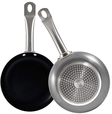 BERGNER Q2842 Set 2 Pfannen Ø20/Ø24cm Professional Chef Platinum, Schwarz