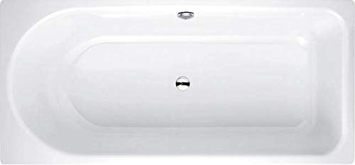Bette Badewanne Ocean 170x80 cm, 8765, Überlauf hinten, Weiss, Farbe: Weiß mit BetteGlasur Plus - 8765-000Plus