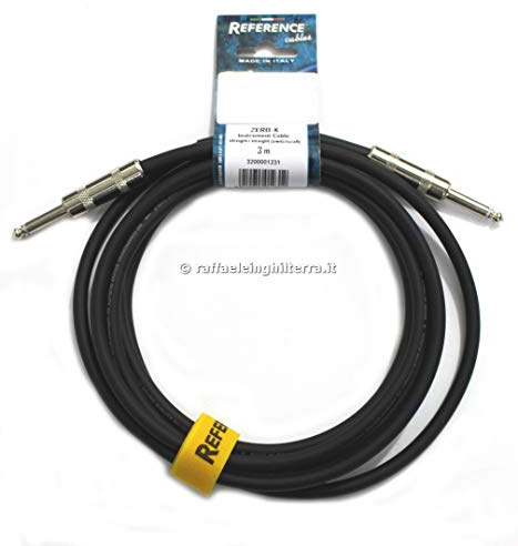 Reference cavo audio ZERO-K-JJ-3-SW metri 3 jack mono maschio 6,3 mm jack mono maschio 6,3 mm