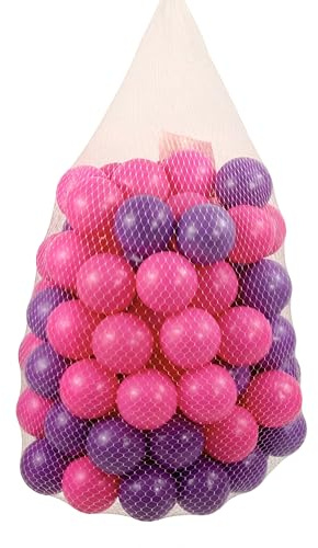 DIVCHI Playballs, Soft Pit Balls for Kids, Small Colourful Plastic Balls, durable, Smooth Surface and No Sharp Edges, Toxic Free, Multi Pack Baby Approved Playball Set