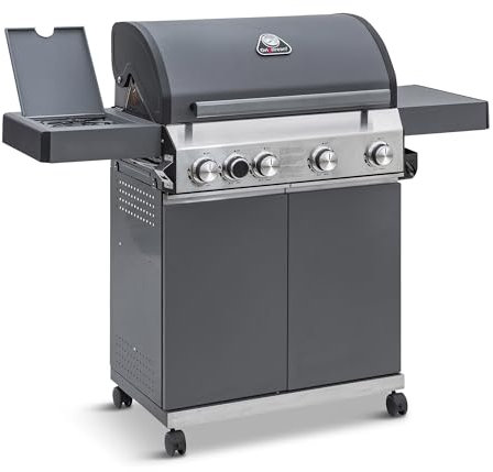 Grillstream Classic Plus 4 Burner BBQ : Hybrid Gas & Charcoal Barbecue in One
