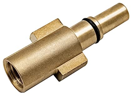 DERASL Copper Foam Cannon Connector - 1/4 BSP Female Bayonet Adapter Coupling Compatible with Bosch AQT Series and Black & Decker Pressure Washers, for Snow Foam Lance and Soap Dispensing