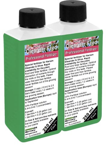 GREEN 24 Engrais laurier-rose liquide HIGHTECH NPK Engrais complet pour laurier-rose 500ml