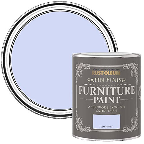 Rust-Oleum Purple Furniture Paint in Satin Finish - Be My Mermaid 750ml
