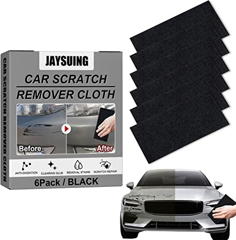 6 Stück Nano Spark Anti-Kratz-Stoff, Auto-Streifen, kratzfestes Auto-Tuch, Kratzer-Reparatur für magische Autos für die Reparatur von kratzfesten Lacken
