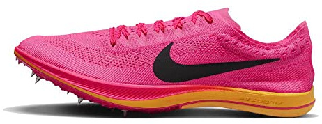Nike ZoomX Dragonfly Track & Field Distance Spikes Schuhe für Herren, Hyper Pink/Laser Orange/Schwarz, 45 EU