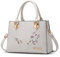 ADITAM Retro Damen Top Handle Handtaschen Tragetasche Umhängetasche Umhängetasche PU-Leder Double The Comfort