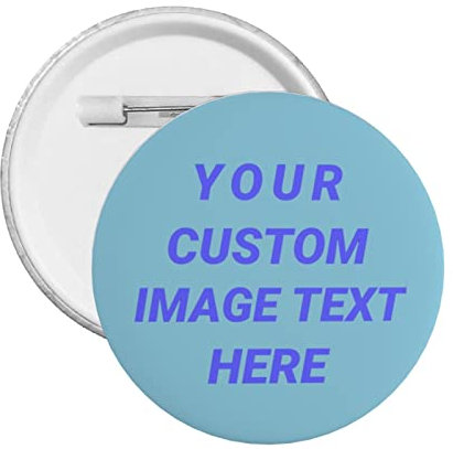 Badge rond personnalisé Broches rondes personnalisées Boutons personnalisés Conception de votre propre nom Texte Image Logo