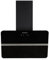 Corberó - Campana Decorativa 60 cm | VICTORIA660B | Cristal Negro | 165W | 3 Velocidades | Control Touch | Vidrio Templado | Filtro de Aluminio y Carbón | Eficiencia Energética A, Negro