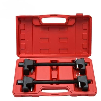 2Pc Heavy Duty Strut Coil Spring Compressor Clamp Set Remove Shock Absorber Spring Tool With Safety Pins