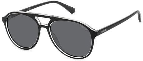 POLAROID Brille PLD 4162/S Größe 56-16 mm Schwarz Crystal polarisiert