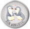 Mr. & Mrs. Panda Personalisierter Waschbecken Stöpsel Pinguine trösten - Personalisierte Geschenke, Stöpsel Waschbeckenstöpsel mit Wunschnamen,