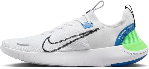 NIKE Trainingsschuh Free Rn FK Next Nature, White/Black-Platinum Tint-Star Blue, FB1276-104, 44 EU (M 10 US)
