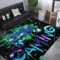 Capslpad Game Controller Area Rug 120x180cm Non-Slip Colorful Gaming Rug Short Pile Printed Gamepad Carpet for Boys Room Machine Washable Bedside Play Mat Rugs for Teenager Living Room Playroom Decor