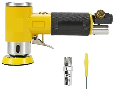Mini-Orbital-Poliermaschine, Luftschleifer, 2/3 Zoll, pneumatische Poliermaschine, Dual-Action-Orbitalschleifer, 80-teiliges Schleifpapier-Set (Farbe: 1, Größe: