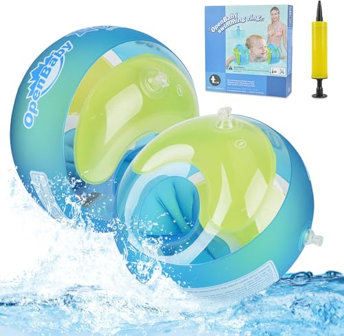 Moseem Schwimmflügel, Schwimmflügel Kinder ab 1 2 3 4 5 6 Jahre, Schwimmhilfe Baby ab 1 Jahr mit 3 Unabhängigen Airbags für Jungen Mädchen Teenager Kinder,Schwimmflügel Rund