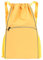 FAVORTALK Turnbeutel Mädchen Sportbeutel Sporttasche Jungen mit Kordelzug Sport Rucksäcke Verstellbar Damen Große Kordelzugbeutel Wasserdicht String-Rucksack für Schwimmen Reisen Gelb,B03206