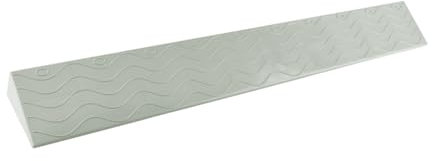 Rampa de umbral para puerta, robot aspirador, 99 cm de longitud, rampa para robot aspirador, rampa de puerta, umbral para sillas de ruedas, rampa para robot aspirador, rampa para bordillos, 3 cm, gris