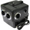 Transcool Evaporative Air Cooling Fan Black 12V/24V/240V (4 Vent Portable Home Spot Cooler)
