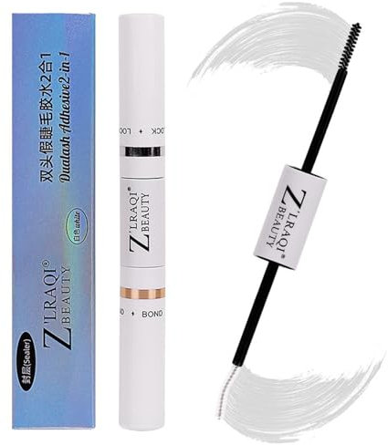 Lash Bond and Seal, Eyelash Glue for DIY Individual Eyelash Extensions,Super Strong Hold Cluster Lash Adhesive,Waterproof, Mascara Wand Individual Lashes Glue for Sensitive Eyes,Holds for 48-72 Hours