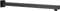 JINYOMFLY 40cm Brausearm Wandarm Duscharm für Kopfbrause Regenbrause Duschbrause, Verlängerung Duschkopf Arm für Badezimmer Fester Duschkopf, Edelstahl, an der Wand montiert (Schwarz)